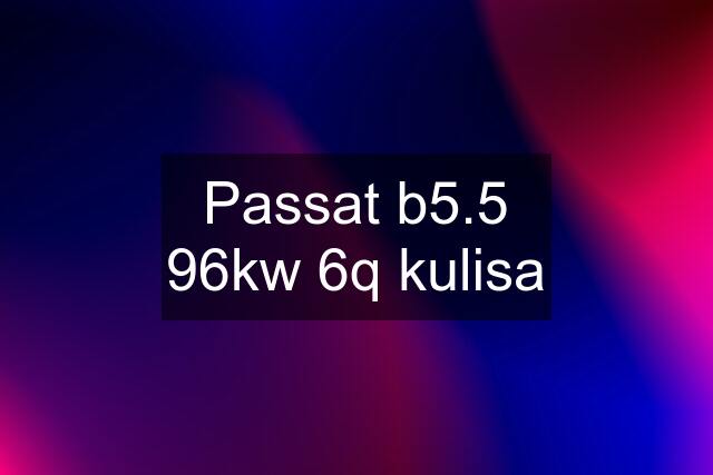 Passat b5.5 96kw 6q kulisa