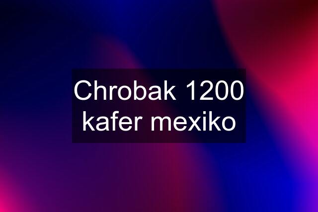 Chrobak 1200 kafer mexiko