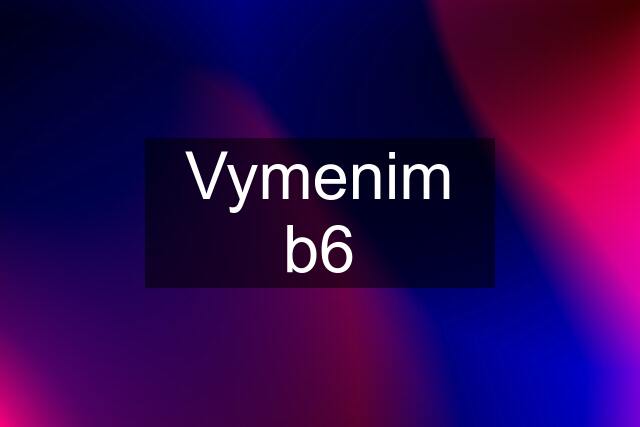 Vymenim b6