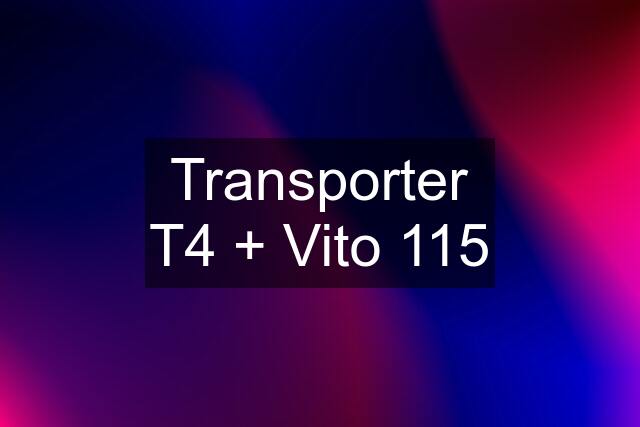 Transporter T4 + Vito 115