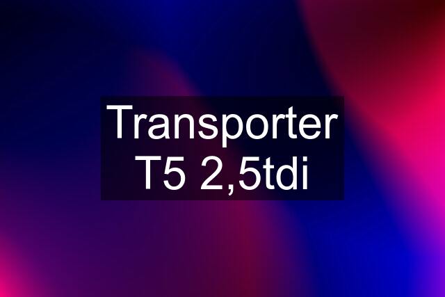 Transporter T5 2,5tdi