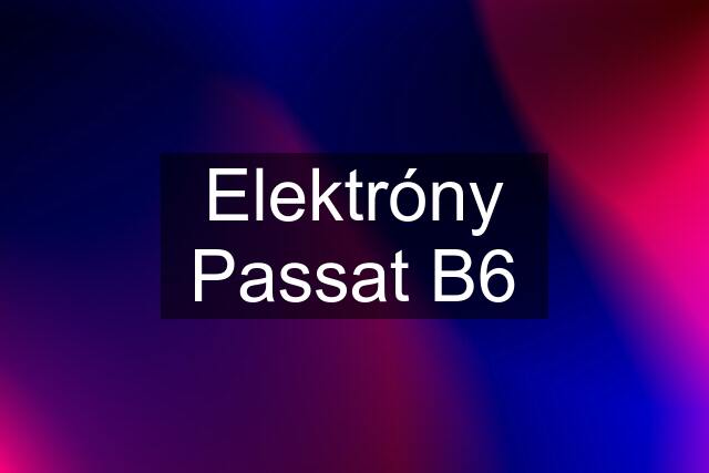 Elektróny Passat B6