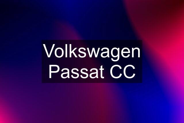 Volkswagen Passat CC