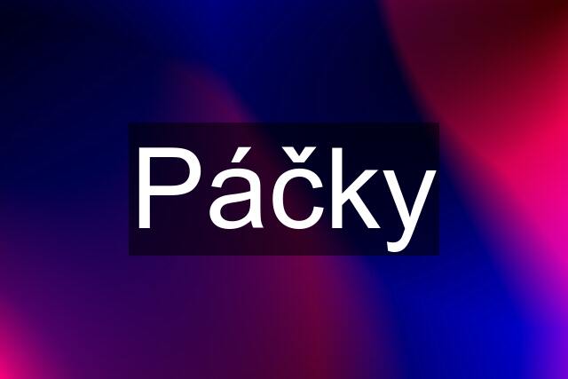 Páčky