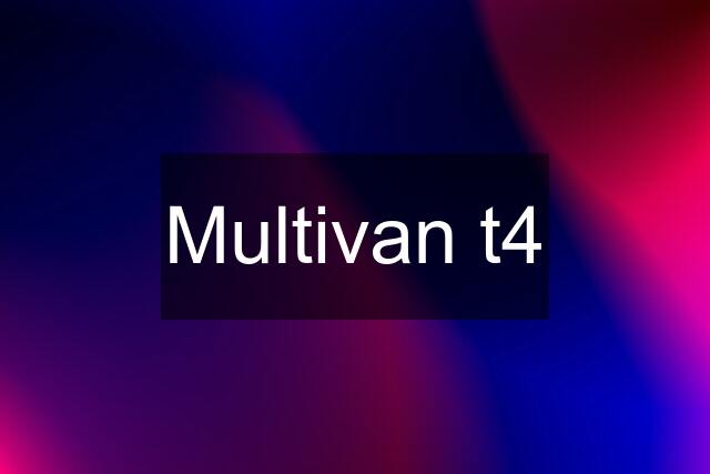 Multivan t4