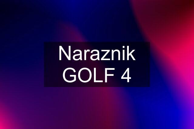 Naraznik GOLF 4