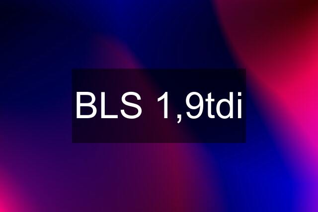 BLS 1,9tdi