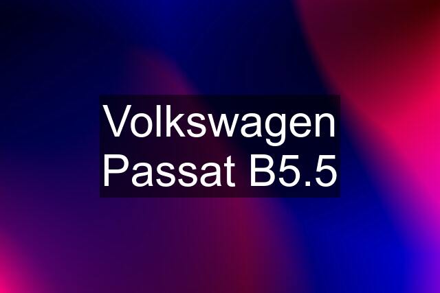 Volkswagen Passat B5.5