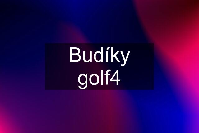 Budíky golf4