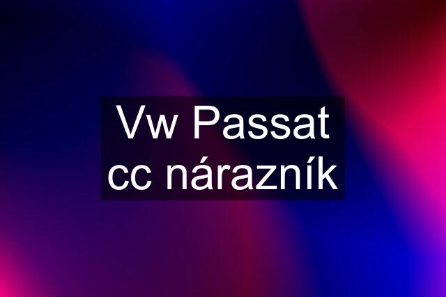 Vw Passat cc nárazník