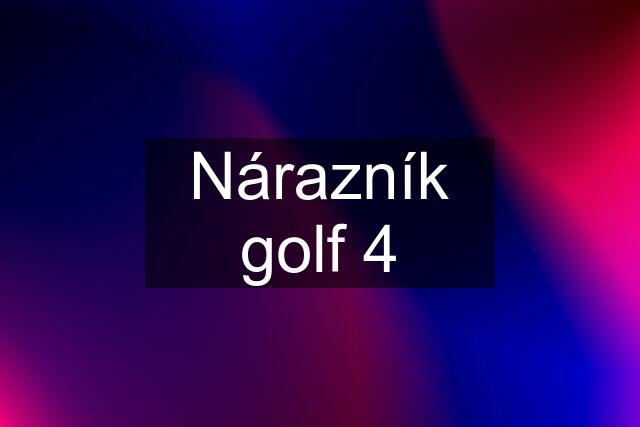 Nárazník golf 4