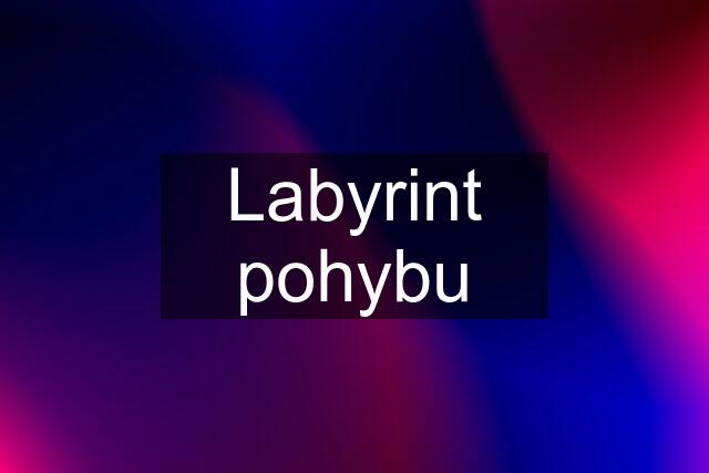 Labyrint pohybu