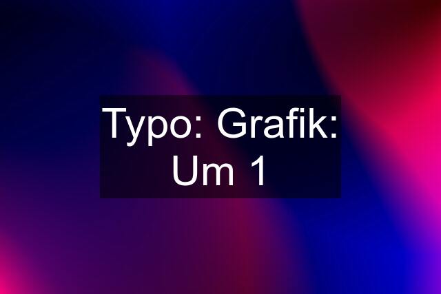 Typo: Grafik: Um 1