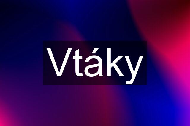 Vtáky