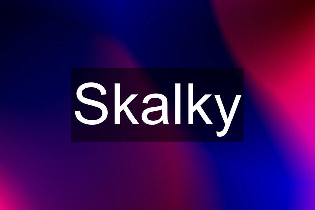 Skalky