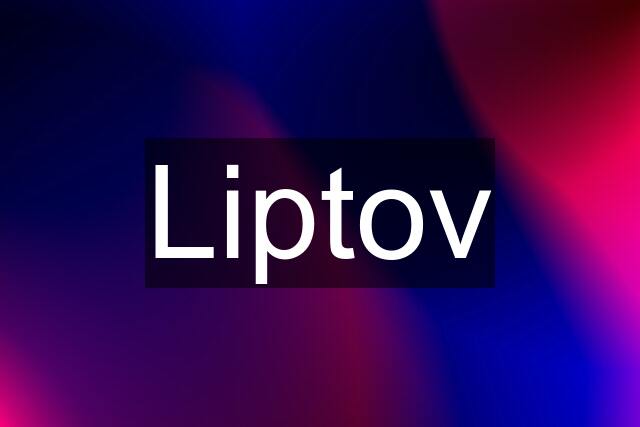 Liptov