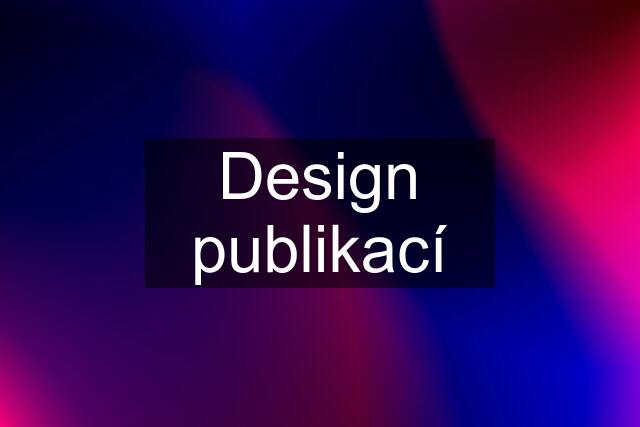 Design publikací