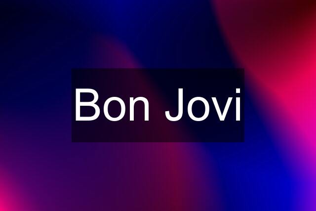 Bon Jovi