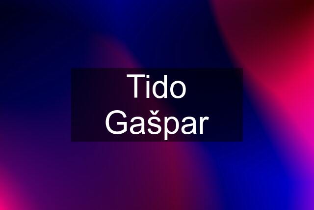 Tido Gašpar