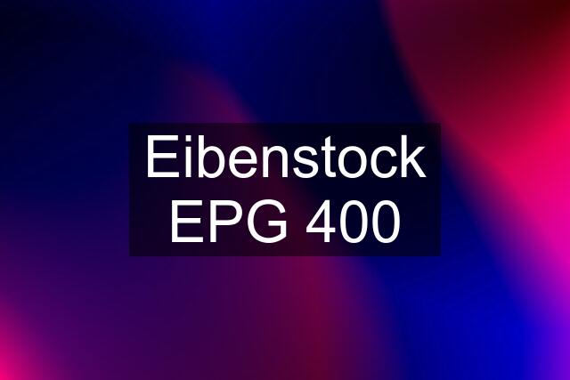 Eibenstock EPG 400