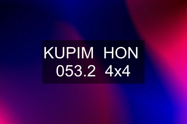 KUPIM  HON  053.2  4x4