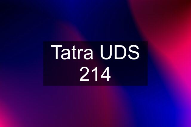 Tatra UDS 214