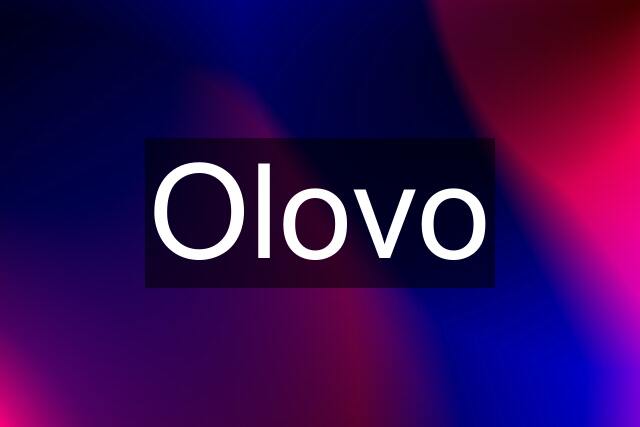 Olovo