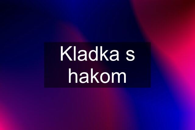 Kladka s hakom