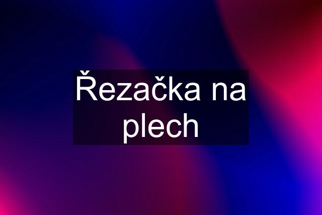 Řezačka na plech