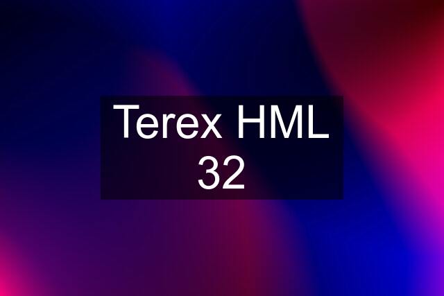 Terex HML 32