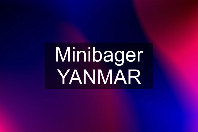 Minibager YANMAR