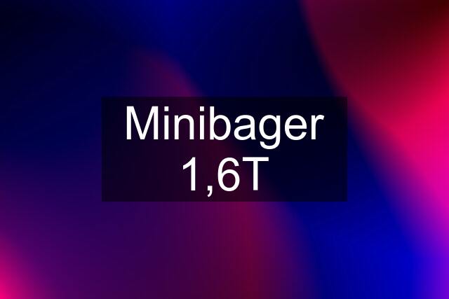 Minibager 1,6T