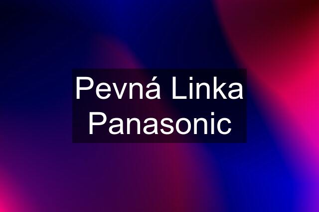 Pevná Linka Panasonic