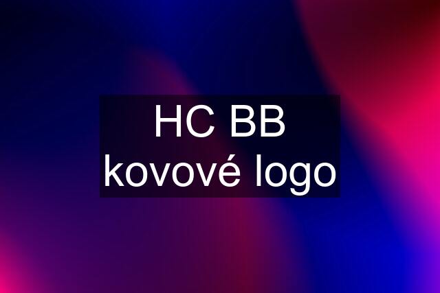 HC BB kovové logo