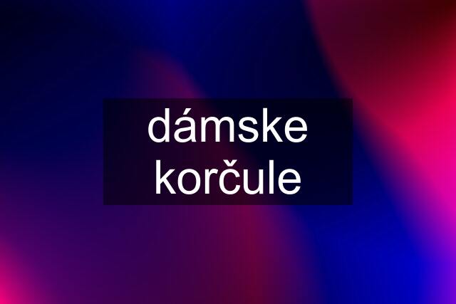 dámske korčule