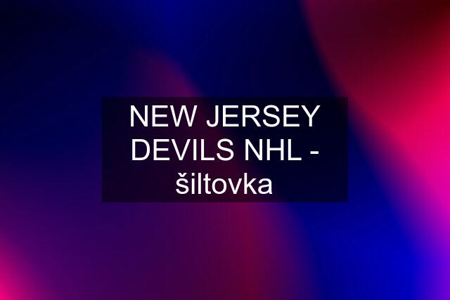 NEW JERSEY DEVILS NHL - šiltovka
