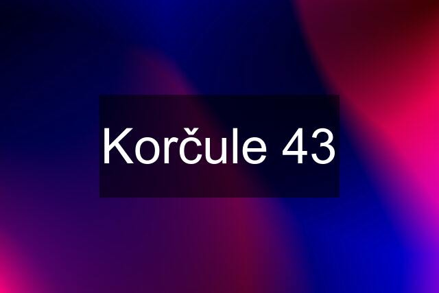 Korčule 43