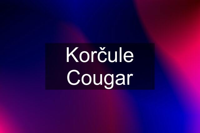 Korčule Cougar