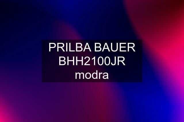 PRILBA BAUER BHH2100JR modra