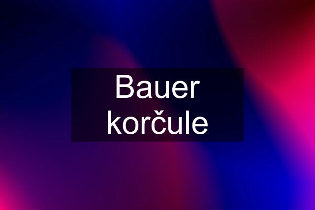 Bauer korčule