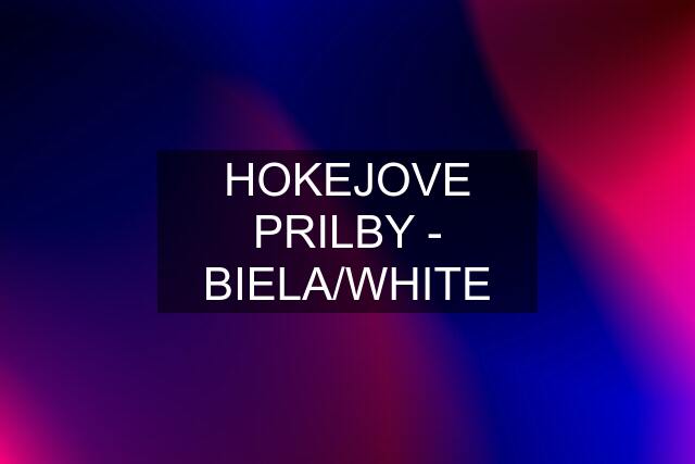 HOKEJOVE PRILBY - BIELA/WHITE