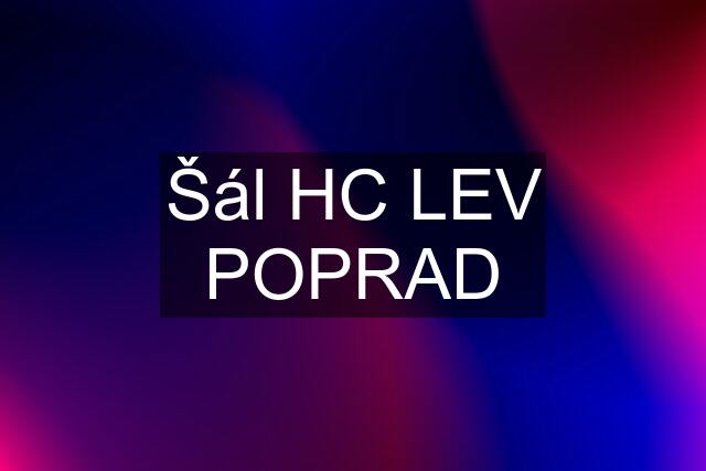 Šál HC LEV POPRAD