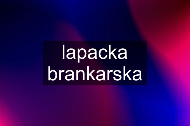 lapacka brankarska