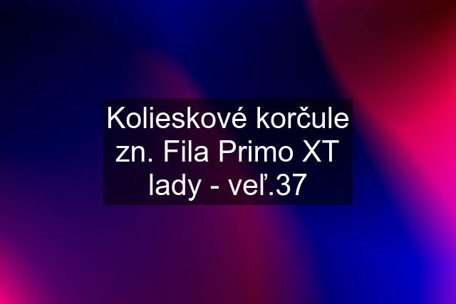 Kolieskové korčule zn. Fila Primo XT lady - veľ.37