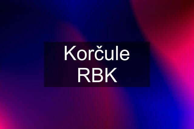 Korčule RBK