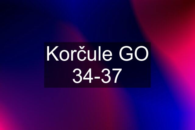 Korčule GO 34-37