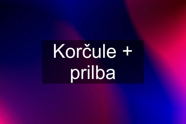 Korčule + prilba