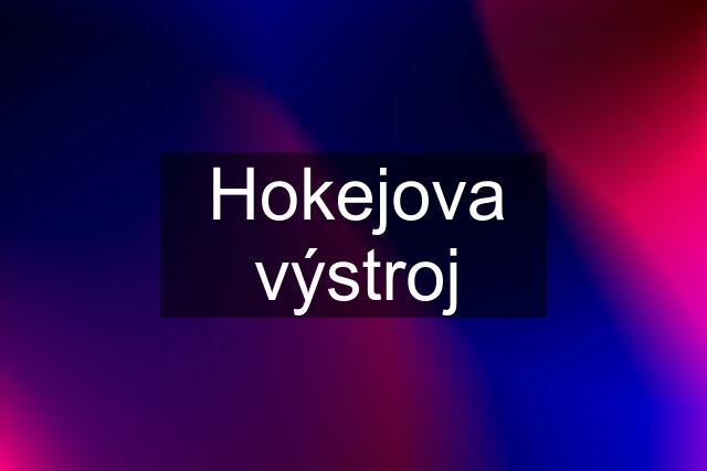 Hokejova výstroj