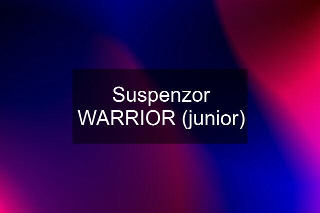 Suspenzor WARRIOR (junior)