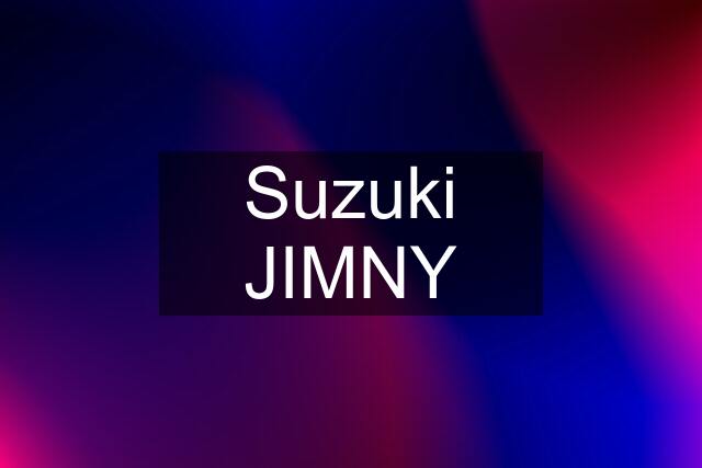 Suzuki JIMNY